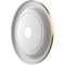 Ekena Millwork Traditional PVC Medallion (Canopies up to 13 1/2"), 22"OD x 3 1/2"ID x 1 1/2"P, Metallic Gold Rush CMP22TRCGH - alternate 5